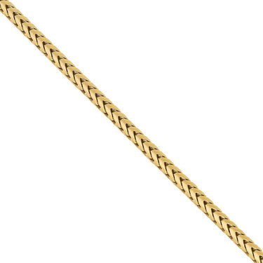 14k Yellow Gold Heavy Franco Link Chain 2 mm